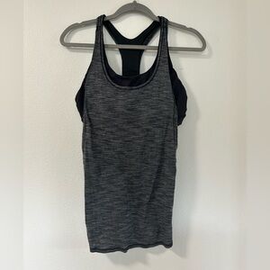 Lululemon Racerback w/Sports Bra - Size 10